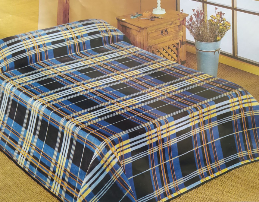 ΚΟΥΒΕΡΤΑ   ΙΣΠΑΝΙΑΣ PADUANA  220Χ240 Blue Acrylic 85% / Poly 15%