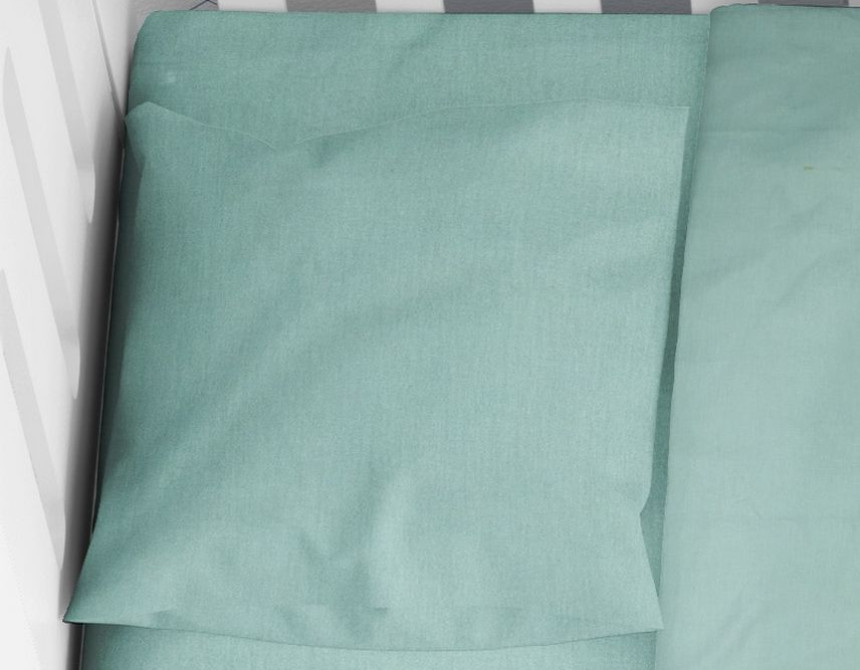ΜΑΞΙΛΑΡΟΘΗΚΗ bebe Solid 497 35Χ45 Aqua Cotton 100%
