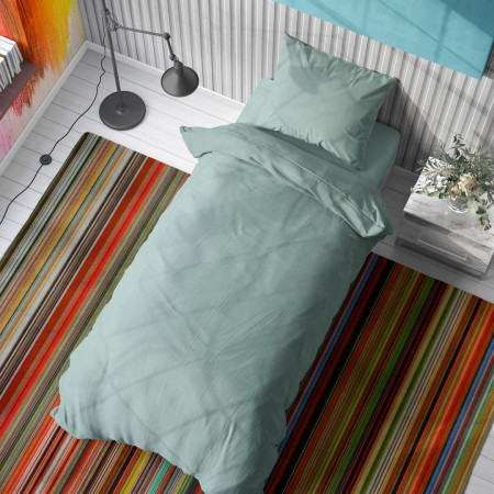 ΠΑΠΛΩΜΑΤΟΘΗΚΗ Solid 497 160Χ240 Aqua Cotton 100%