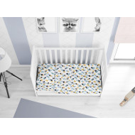 ΣΕΝΤΟΝΙΑ ΕΜΠΡΙΜΕ ΣΕΤ 3 τεμ bebe Hearts 11 120Χ160 Grey-Green Cotton 100%