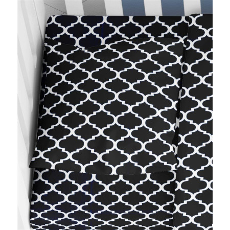 ΜΑΞΙΛΑΡΟΘΗΚΗ ΕΜΠΡΙΜΕ bebe Windows 175 35Χ45 Dark blue-White Cotton 100%