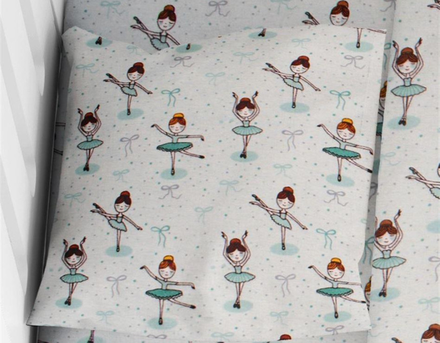 ΜΑΞΙΛΑΡΟΘΗΚΗ ΕΜΠΡΙΜΕ bebe Μπαλαρίνα 166 35Χ45 Green Flannel Cotton 100%
