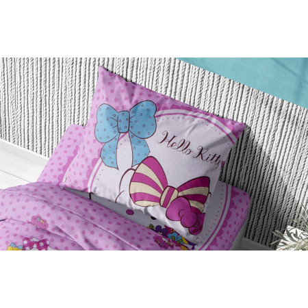 ΜΑΞΙΛΑΡΟΘΗΚΗ ΕΜΠΡΙΜΕ kids H.Kitty 170 50Χ70 Pink Flannel Cotton 100%