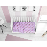 ΠΑΠΛΩΜΑ ΕΜΠΡΙΜΕ bebe Μπαλαρίνα 167 120X160 Lila Flannel Cotton 100%