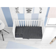 ΠΑΠΛΩΜΑ ΕΜΠΡΙΜΕ bebe Windows 175 120X160 Dark blue-White Cotton 100%