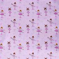 ΣΕΝΤΟΝΑΚΙ ΛΙΚΝΟΥ bebe Μπαλαρίνα 167 80Χ110 Lila Flannel Cotton 100%