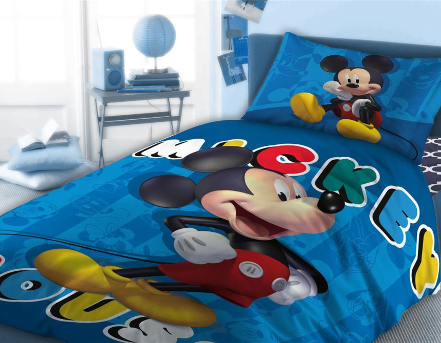 ΣΕΝΤΟΝΙΑ ΣΕΤ 3 τεμ DISNEY MICKEY 863 160Χ240 Digital Print Cotton 100%
