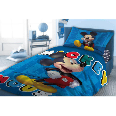 ΣΕΝΤΟΝΙΑ ΣΕΤ 4 τεμ DISNEY MICKEY 864 160Χ240 Digital Print Cotton 100%