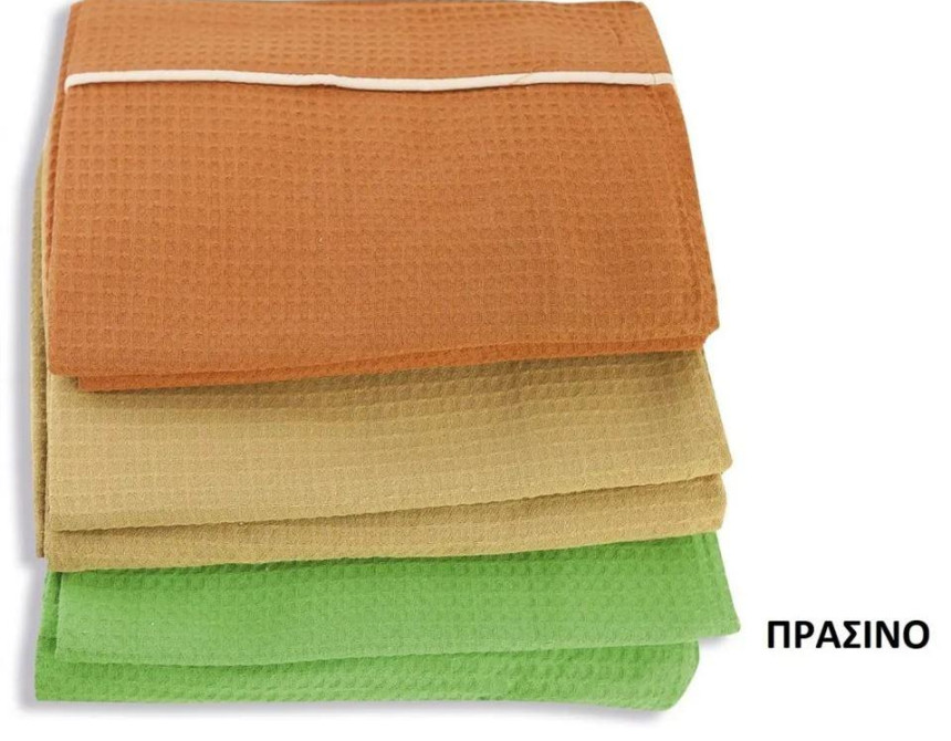 ΚΟΥΒΕΡΤΑ ΠΙΚΕ 230X260 ΠΡΑΣΙΝΟ Cotton 100%