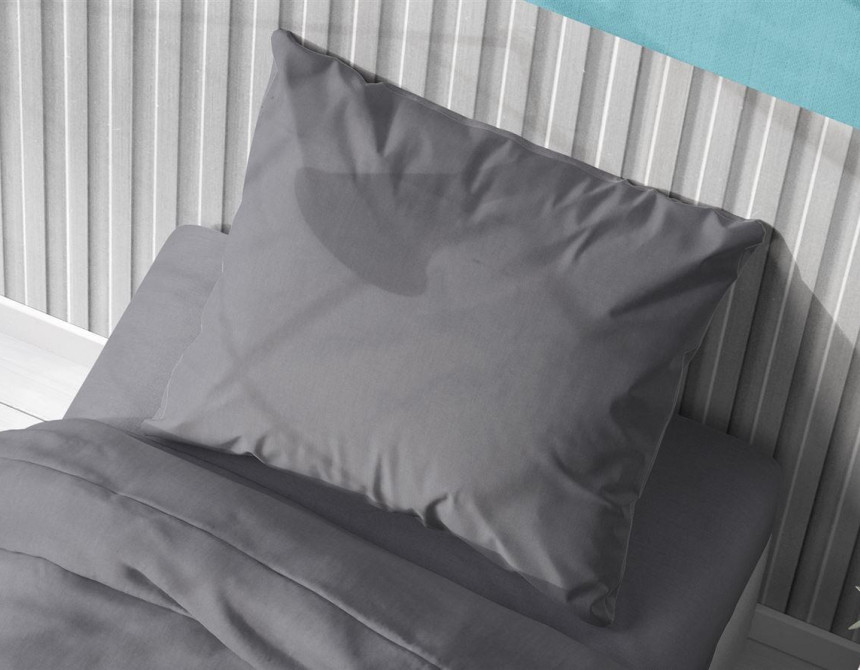 ΜΑΞΙΛΑΡΟΘΗΚΗ Solid 495 50Χ70 Dark grey Cotton 100%