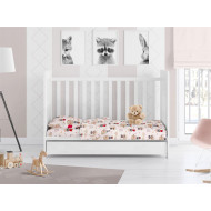 ΚΑΤΩΣΕΝΤΟΝΟ ΜΕ ΛΑΣΤΙΧΟ bebe Reach the stars 190 0,70X1,40X0,15 Beige Cotton 100%