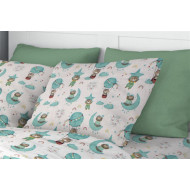 ΜΑΞΙΛΑΡΟΘΗΚΗ ΕΜΠΡΙΜΕ kids Reach the stars 192 50Χ70 Green Cotton 100%