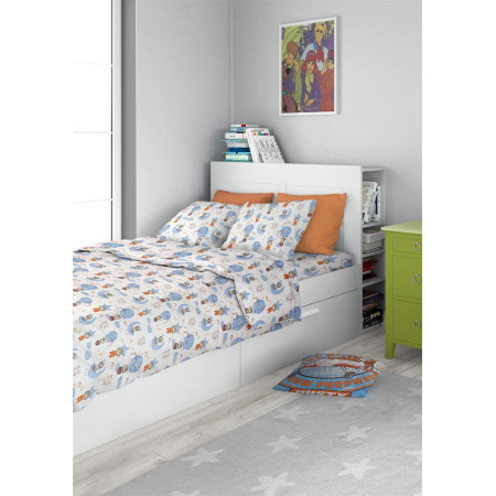 ΣΕΝΤΟΝΙΑ ΕΜΠΡΙΜΕ ΣΕΤ 2 τεμ kids Reach the stars 191 160Χ240 Sky blue Cotton 100%