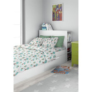 ΣΕΝΤΟΝΙΑ ΕΜΠΡΙΜΕ ΣΕΤ 3 τεμ kids Reach the stars 192 160Χ240 Green Cotton 100%