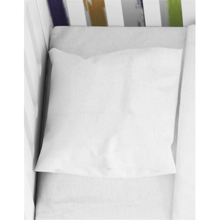 ΜΑΞΙΛΑΡΟΘΗΚΗ bebe Solid 491 35X45 White Cotton 100%