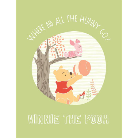 ΚΟΥΒΕΡΤΑ DISNEY WINNIE 01 HOME 110Χ140 Digital Print