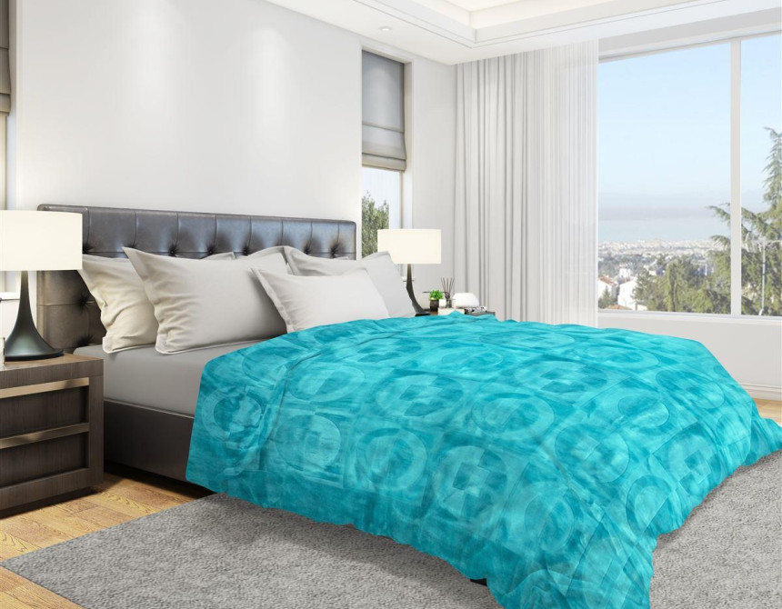 ΚΟΥΒΕΡΤΑ  ΑΝΑΓΛΥΦΗ  160X220 ΤΥΡΚΟΥΑΖ Polyester