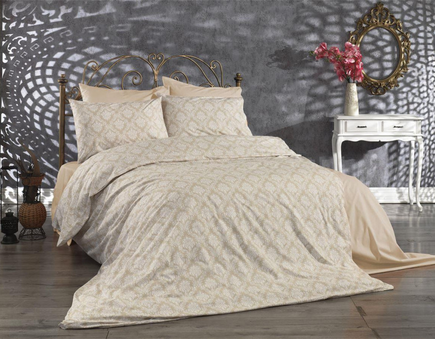 ΣΕΝΤΟΝΙΑ ΕΜΠΡΙΜΕ ΣΕΤ 3 τεμ Οφηλία 275 160Χ240 Beige Cott/Pol 70/30