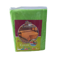 ΚΟΥΒΕΡΤΑ ΠΙΚΕ 220Χ240 με φάσα περιμετρικά Green Cotton 100%