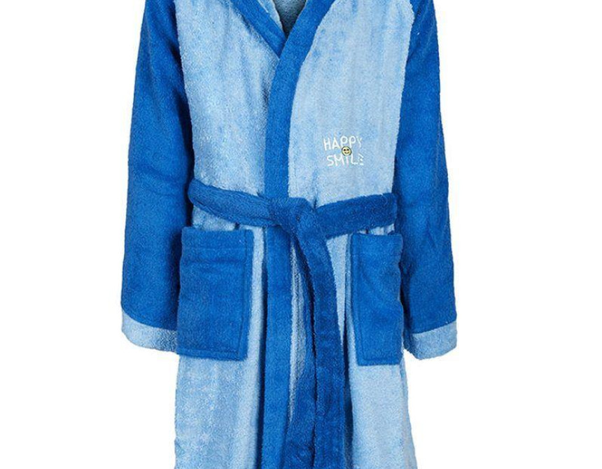 ΜΠΟΥΡΝΟΥΖΙ HAPPY SMILE kids Cotton 100% Sky Blue Size 04
