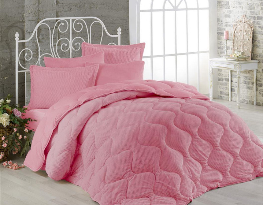 ΚΟΥΒΕΡΤΟΠΑΠΛΩΜΑ Γούνα-Fleece 680 gsm 1920 Pink C12 220X240 Polyester
