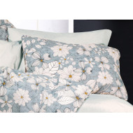 ΜΑΞΙΛΑΡΟΘΗΚΗ ΕΜΠΡΙΜΕ Ήρα 425 50Χ70 White-Denim Blue Cott/Pol 70/30