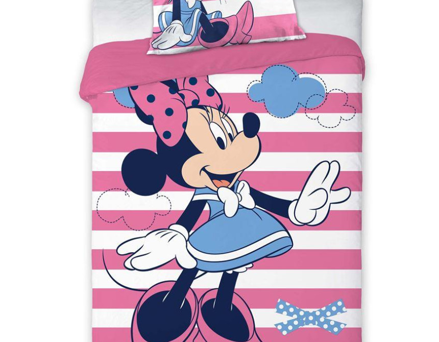 ΠΑΠΛΩΜΑΤΟΘΗΚΗ & ΠΑΠΛΩΜΑ ΣΕΤ 4 τεμ. Disney Minnie 580 100x135 Digital Print Cotton 100%