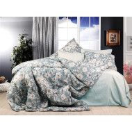 ΠΑΠΛΩΜΑΤΟΘΗΚΗ ΕΜΠΡΙΜΕ Ήρα 425 160Χ240 White-Denim Blue Cott/Pol 70/30
