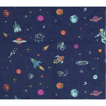 ΣΕΝΤΟΝΑΚΙ ΛΙΚΝΟΥ bebe Space 189 80Χ110 Blue Cotton 100%