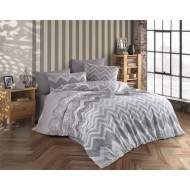 ΣΕΝΤΟΝΙΑ ΕΜΠΡΙΜΕ ΣΕΤ 4 τεμ Αθηνά 405 220X240 Grey Cott/Pol 70/30