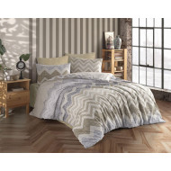 ΣΕΝΤΟΝΙΑ ΕΜΠΡΙΜΕ ΣΕΤ 4 τεμ Αθηνά 406 240X270 Beige Cott/Pol 70/30