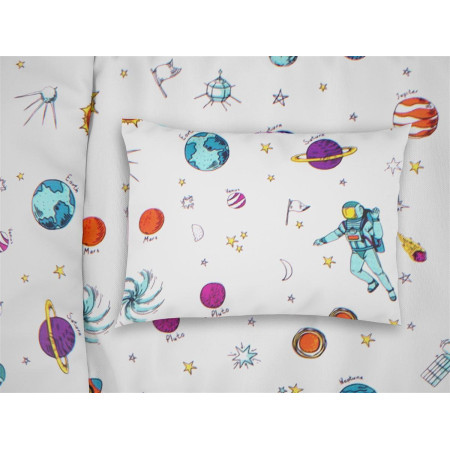 ΜΑΞΙΛΑΡΟΘΗΚΗ ΕΜΠΡΙΜΕ bebe Space 188 35Χ45 White Cotton 100%