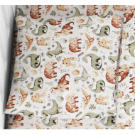 ΜΑΞΙΛΑΡΟΘΗΚΗ ΕΜΠΡΙΜΕ bebe Dinosaur 515 35X45 Beige 100% Cotton