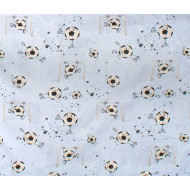 ΣΕΝΤΟΝΑΚΙ ΛΙΚΝΟΥ bebe Football 521 80X110 Sky Blue Cotton 100%