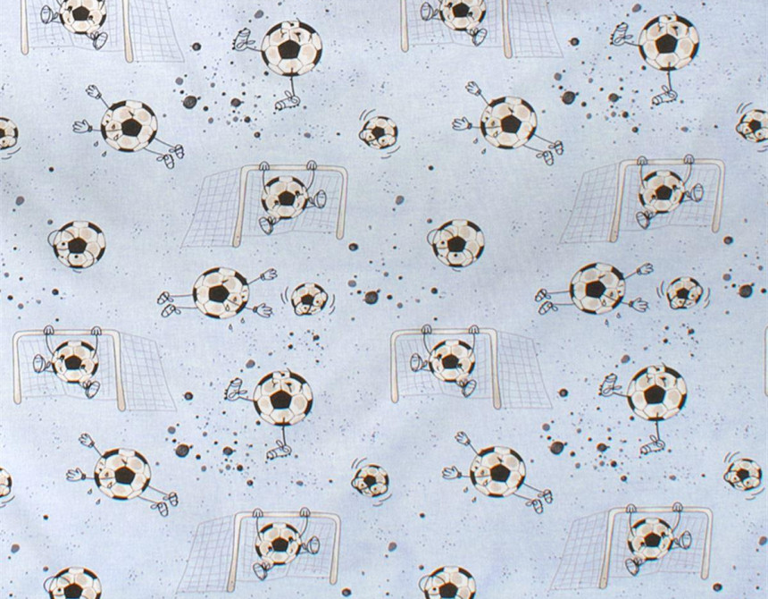 ΣΕΝΤΟΝΑΚΙ ΛΙΚΝΟΥ bebe Football 521 80X110 Sky Blue Cotton 100%