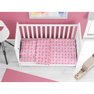 ΚΑΤΩΣΕΝΤΟΝΟ ΜΕ ΛΑΣΤΙΧΟ bebe Fox 525 0,70X1,40X0,15 Pink 100% Cotton