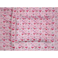 ΜΑΞΙΛΑΡΟΘΗΚΗ ΕΜΠΡΙΜΕ bebe Fox 525 35X45 Pink 100% Cotton