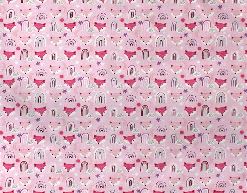 ΣΕΝΤΟΝΑΚΙ ΛΙΚΝΟΥ bebe Fox 525 80X110 Pink 100% Cotton