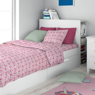 ΣΕΝΤΟΝΙΑ ΕΜΠΡΙΜΕ ΣΕΤ 3 τεμ kids Fox 525 160X240 Pink 100% Cotton