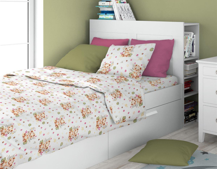 ΣΕΝΤΟΝΙΑ ΕΜΠΡΙΜΕ ΣΕΤ 2 τεμ kids Lion Cub 530 160X240 Beige Cotton 100%