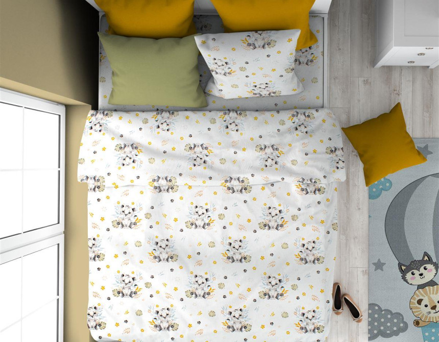 ΠΑΠΛΩΜΑΤΟΘΗΚΗ ΕΜΠΡΙΜΕ kids Lion Cub 531 160X240 Grey Cotton 100%