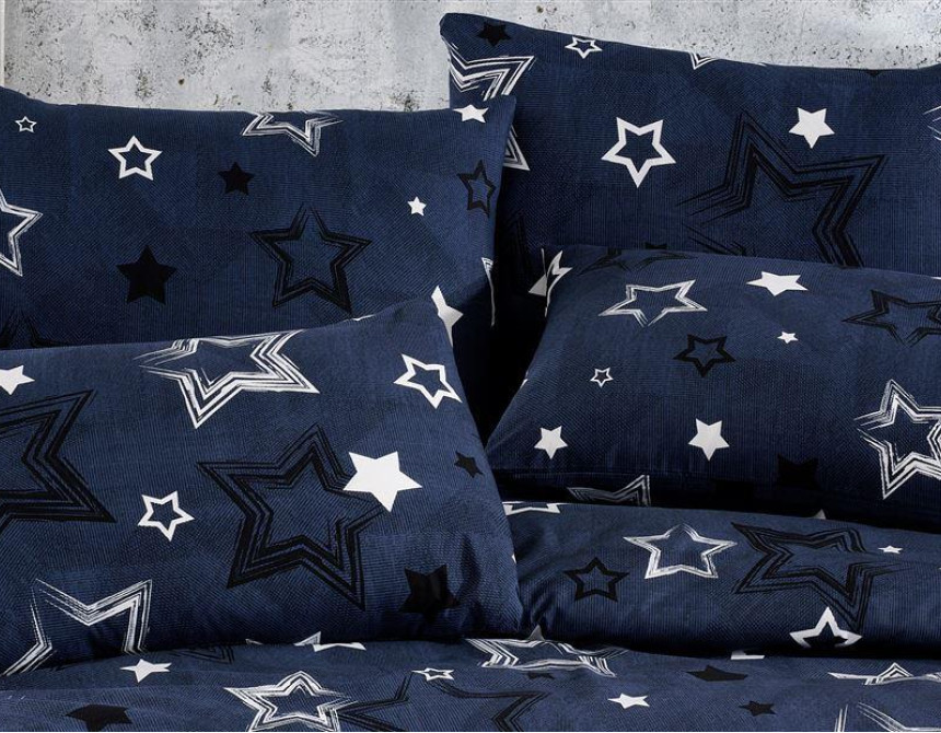 ΜΑΞΙΛΑΡΟΘΗΚΗ ΕΜΠΡΙΜΕ Γαλαξίας 307 50X70 Dark Blue Cott/Pol 70/30