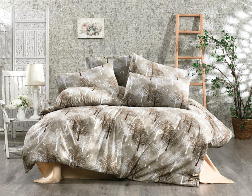 ΣΕΝΤΟΝΙΑ ΕΜΠΡΙΜΕ ΣΕΤ 4 τεμ Forest 311 240X270 Beige Cott/Pol 70/30