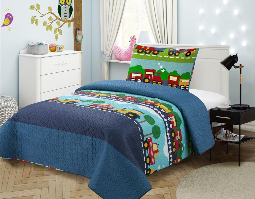 ΚΟΥΒΕΡΛΙ ΣΕΤ 2 τεμ kids ΕΜΠΡΙΜΕ 417 160X220 100% Microfiber