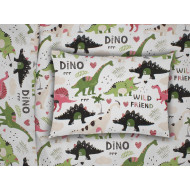 ΜΑΞΙΛΑΡΟΘΗΚΗ ΕΜΠΡΙΜΕ kids Dinosaur 518 50X70 Multi-Colour 100% Cotton