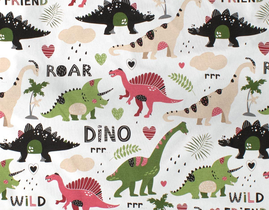 ΠΑΝΑ ΧΑΣΕ bebe Dinosaur 518 80X80 Multi-Colour 100% Cotton