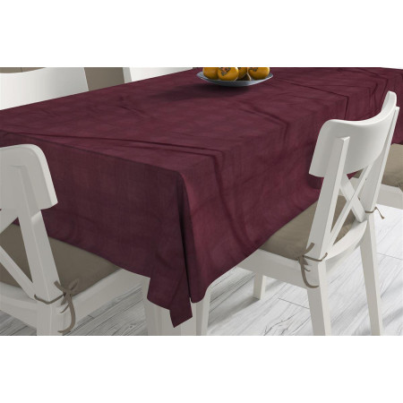 ΑΝΕΞΙΤΗΛΟ ΤΡΑΠΕΖΟΜΑΝΤΗΛΟ Νηματοβαφή Bordeaux 140X140 100% Cotton