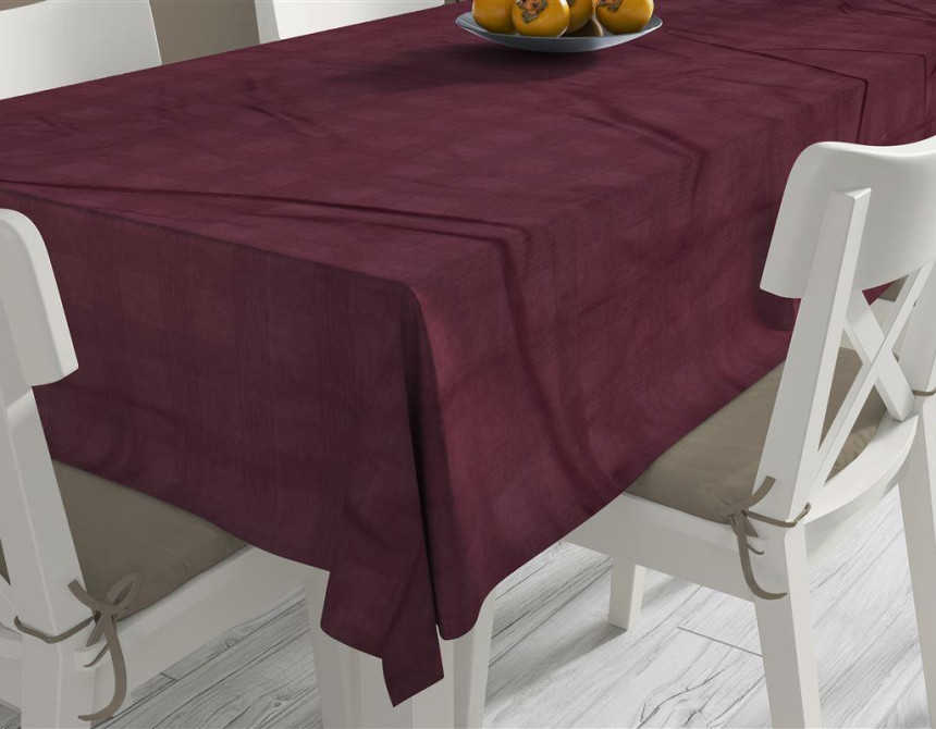 ΑΝΕΞΙΤΗΛΟ ΤΡΑΠΕΖΟΜΑΝΤΗΛΟ Νηματοβαφή Bordeaux 140X200 100% Cotton