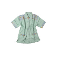 ΜΠΟΥΡΝΟΥΖΙ MINI Γυναικείο με γιακά Mint XL 500 gsm 100% Cotton