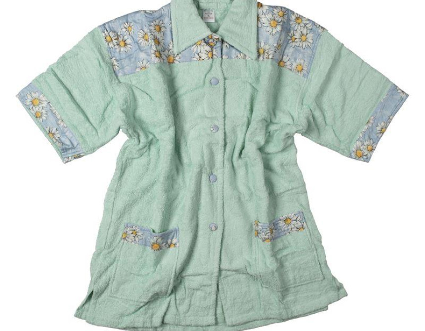 ΜΠΟΥΡΝΟΥΖΙ MINI Γυναικείο με γιακά Mint XL 500 gsm 100% Cotton